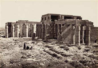 FRANCIS FRITH (1822-1898) A suite of 8 photographs from Egypt and Greece. 1857.